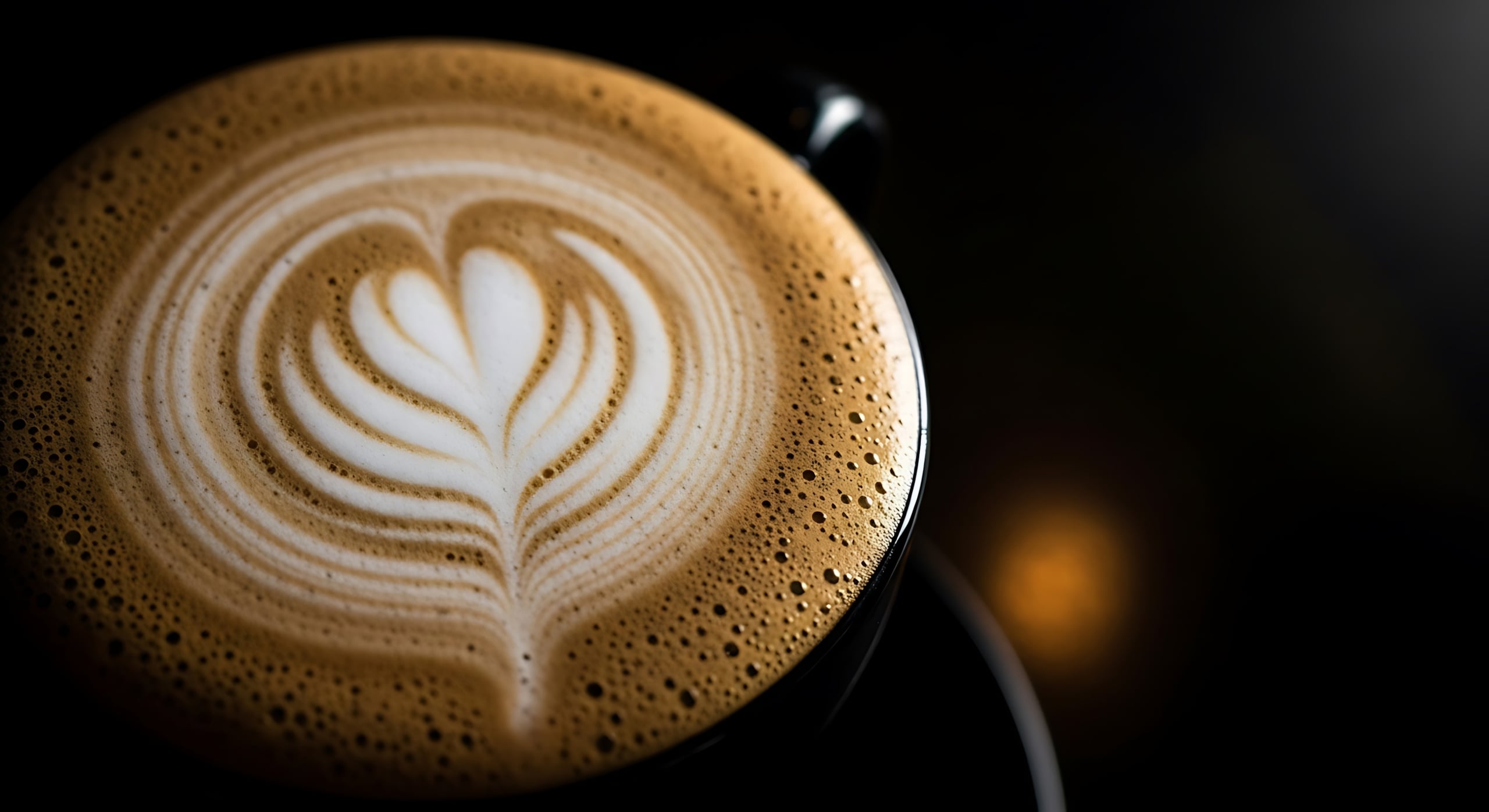 Beevara signature latte close-up